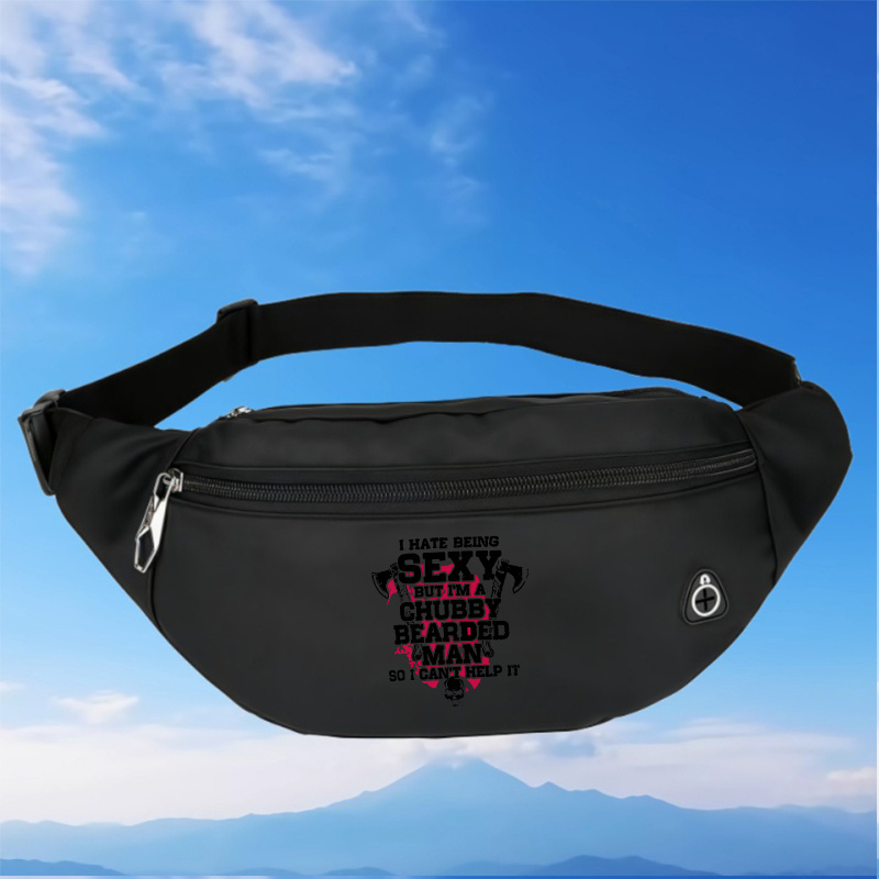 mens novelty synthetic synthetic leather waist bag Temu Belgium