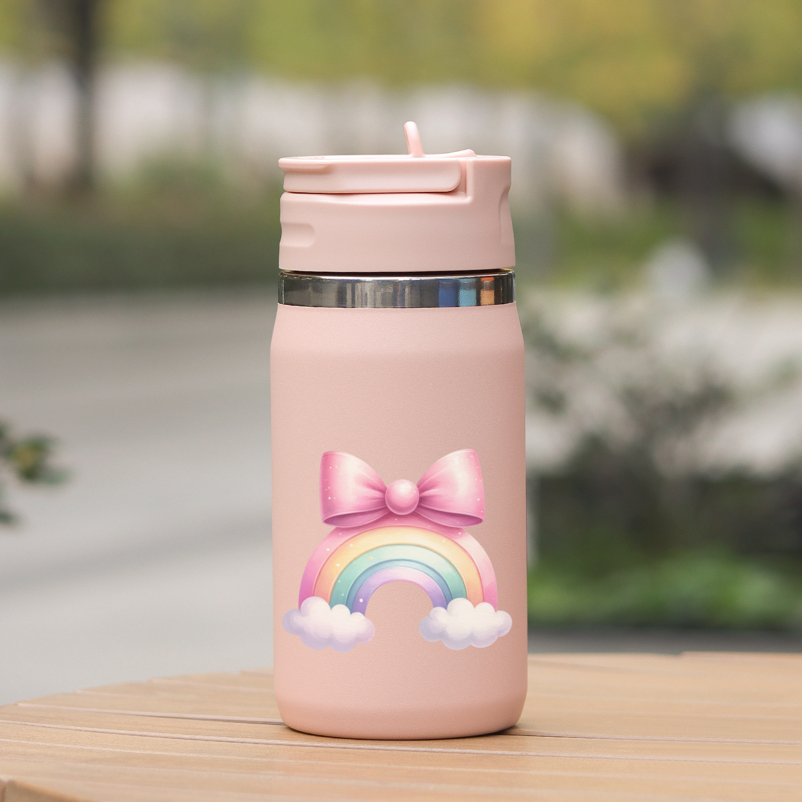 Gourde Isotherme En Inox Fancytimes – 500ml – Motif Cactus
