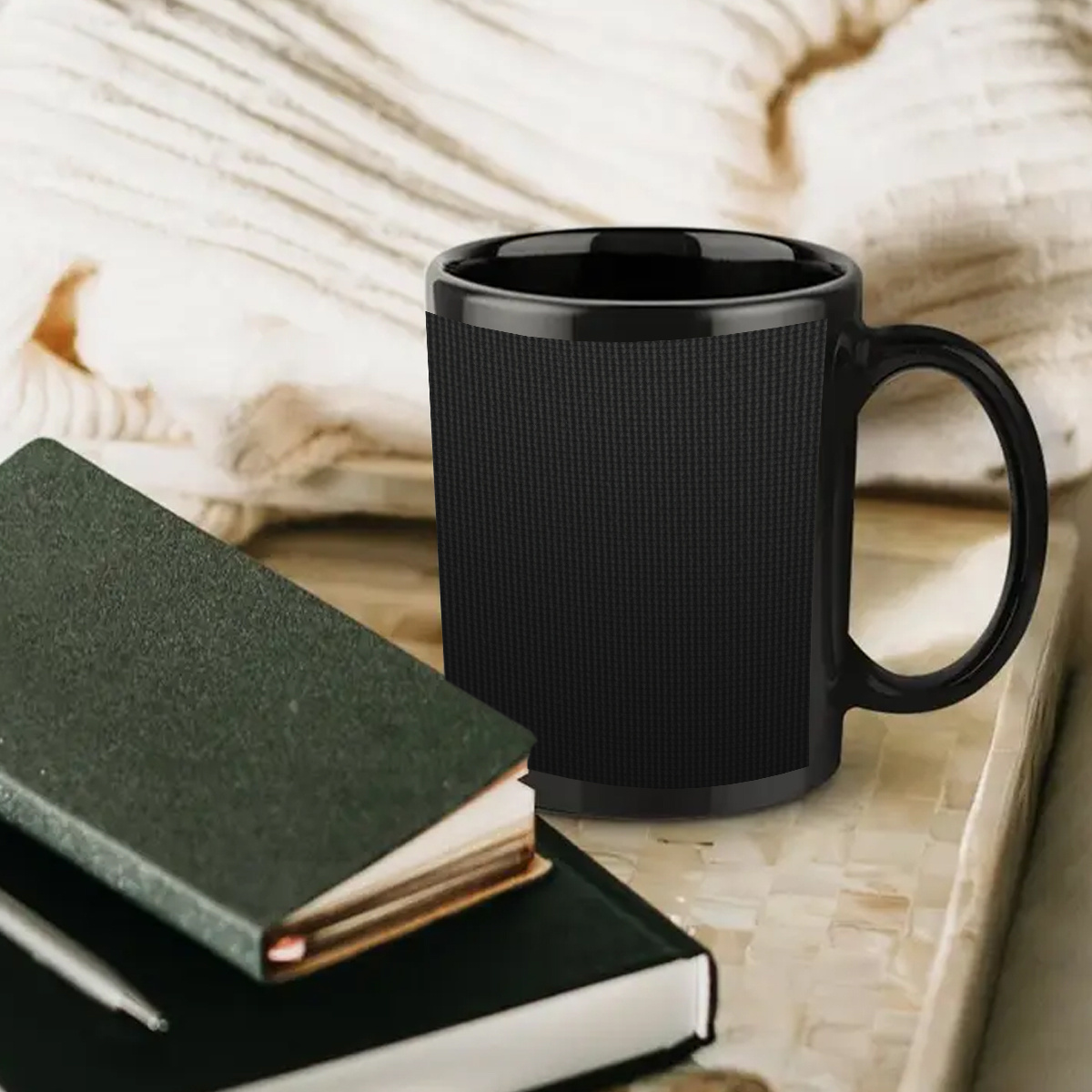 1pc carbon fiber texture cute mug 11oz printed - Temu Oman