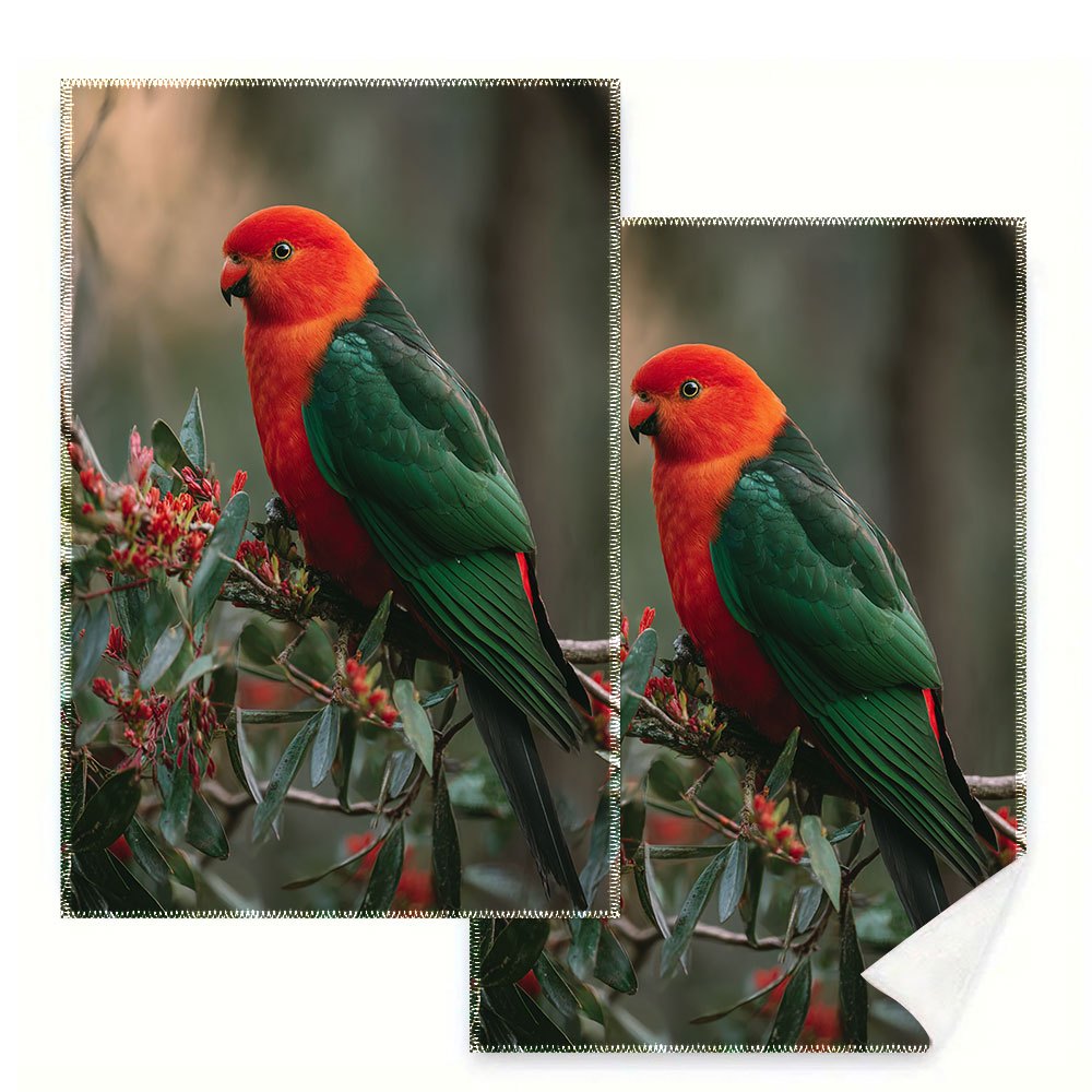 TEMU Of 2 Kitchen Towels With A Single-sided Print, Measuring 16x24 Inches, Featuring Australian . Dishcloths Are Perfect For Holidays, Home