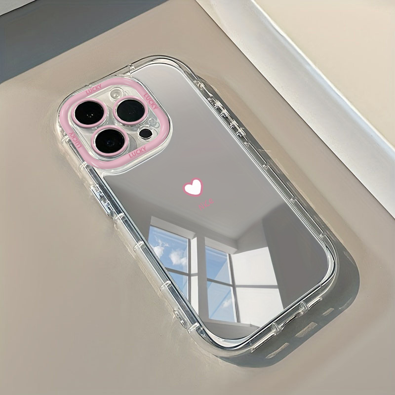 TEMU Phone Case: 16/16 Pro/16 Pro Max/15/14/13/12/11 Phone Case – & Remove, Lightweight Shockproof, Stylish Mirror Design With , Perfect Gift For