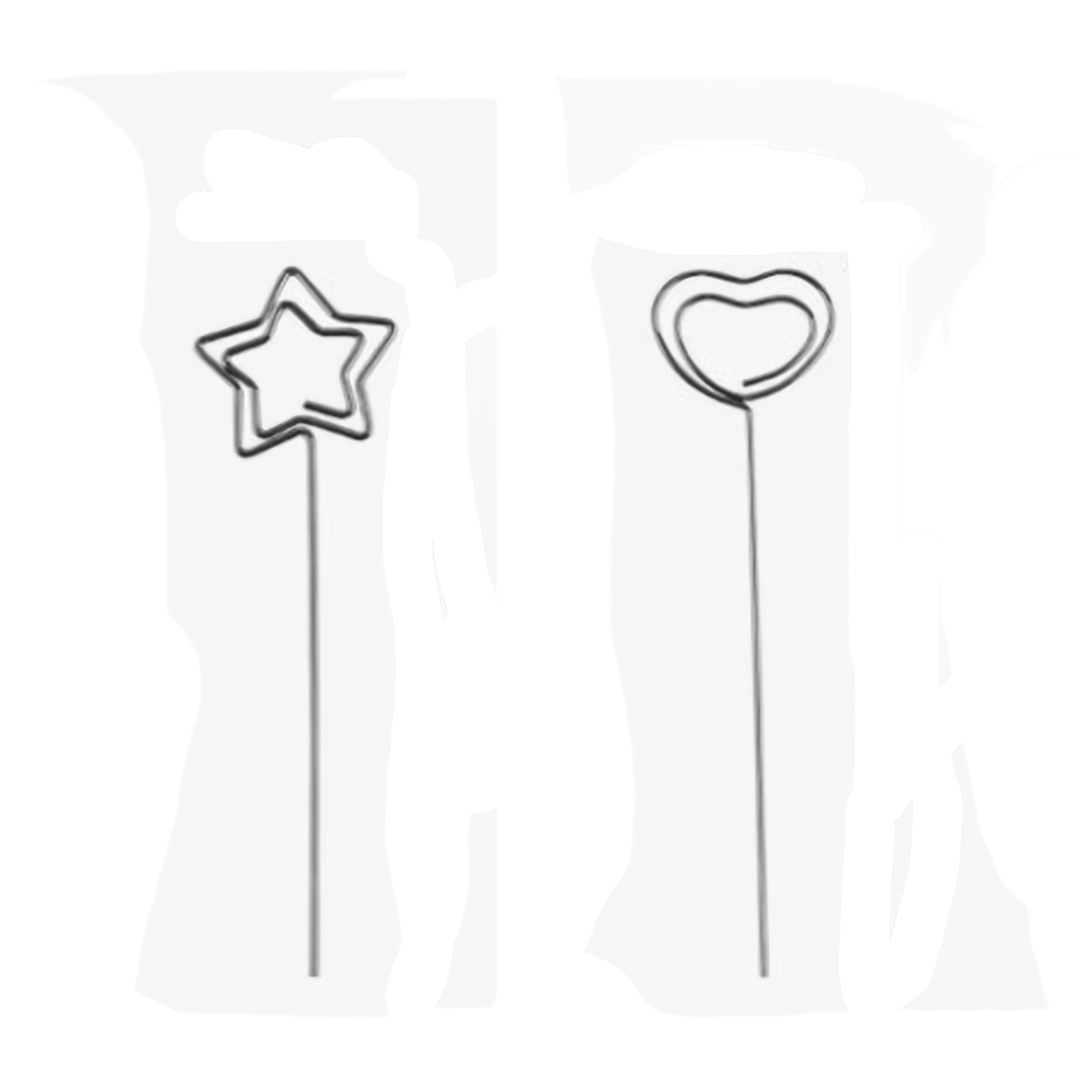 TEMU 20 Pezzi di Clip Metalliche per Ufficio e Casa - Eleganti a Stella Minimaliste, per , Foto, Biglietti - Decorazione Resistente per Lavoro, Feste