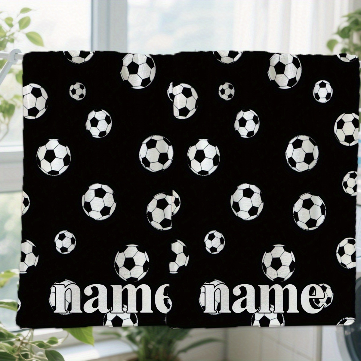 TEMU 2 piezas, Toalla de para Viajes de Fútbol, Toalla de Punta de Dedo Personalizable con Texto Personalizado, Toalla de Personalización de , Toalla