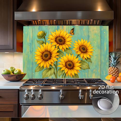 item picture 2d flat decoration wall sticker kitchen stove decorative back panel to keep your dining room walls clean 2d flat