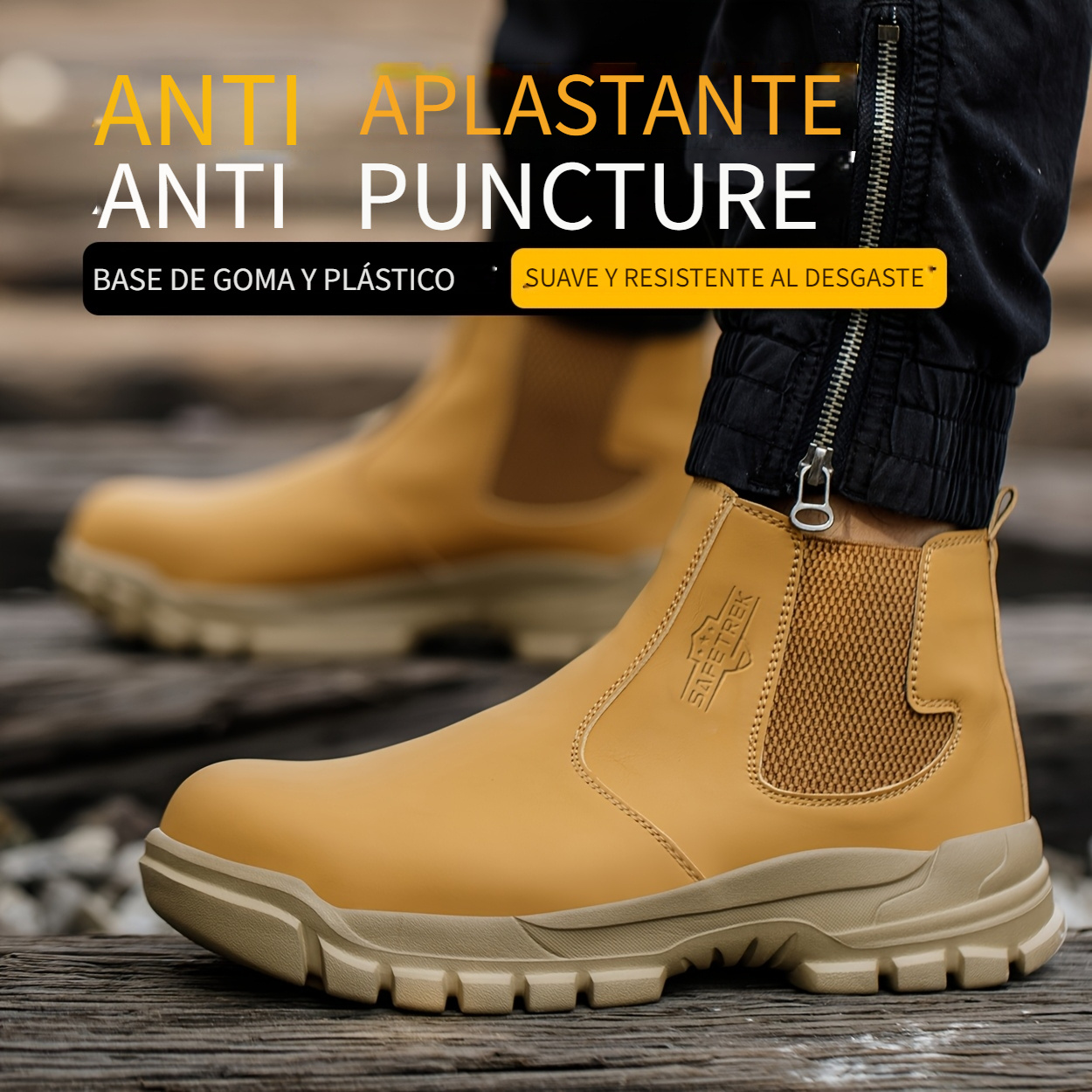 Botas Altas Mujer Botas Seguridad Altas Con Puntera Acero