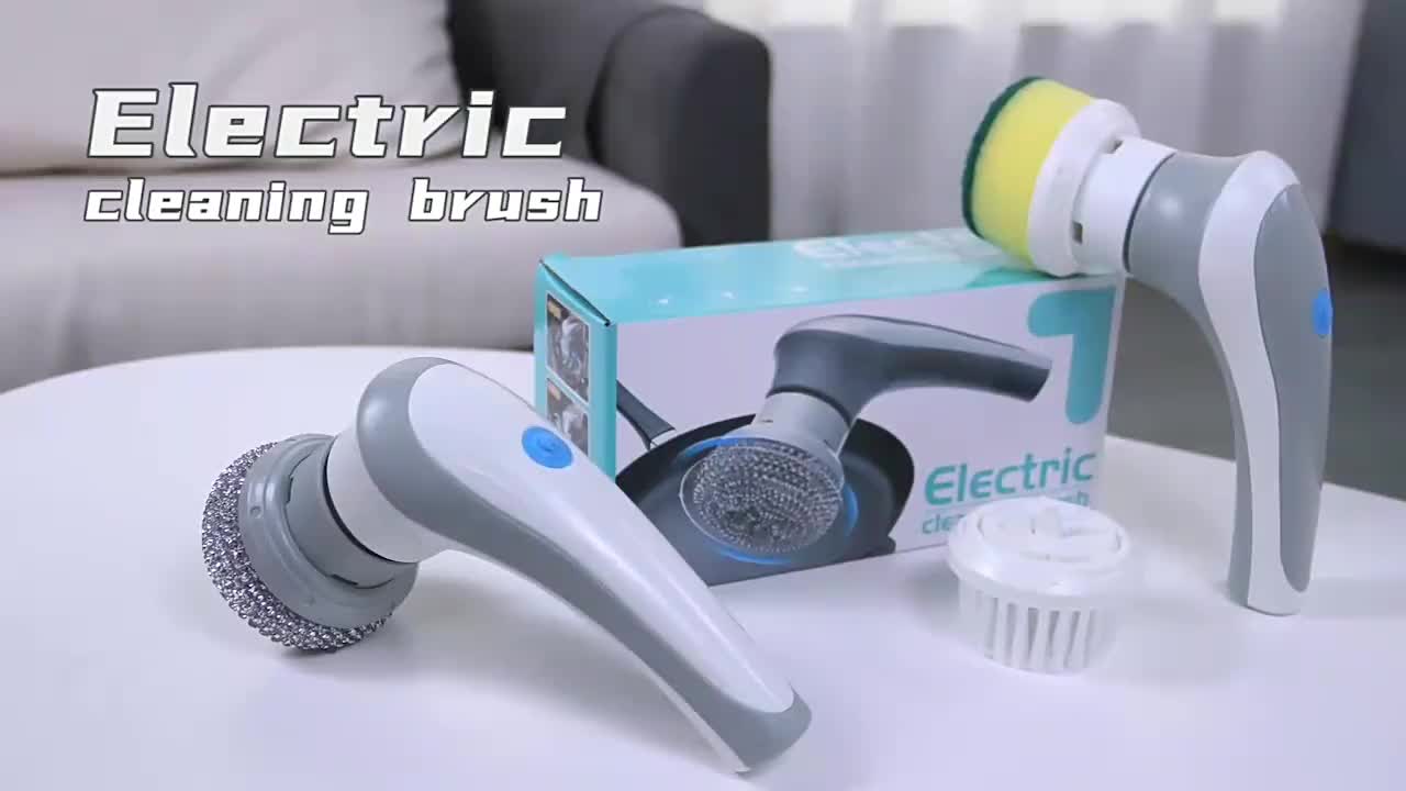 Multi-functional Multi-brush Head Hand-held Wireless Electric Cleaning Brush,  Car Brush Kitchen Dishwashing Brush Bathroom Sink Brush Electric Brush -  Temu Philippines