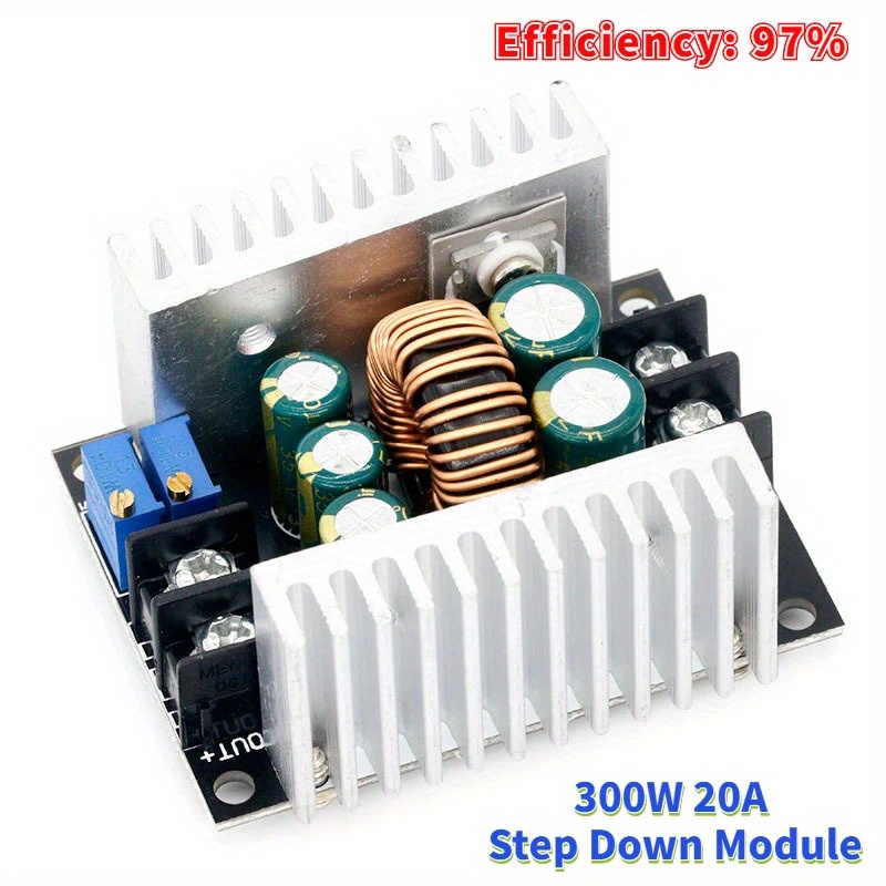 DC-DC Step Down Converter 20A Power Adjustable Step-Down Power