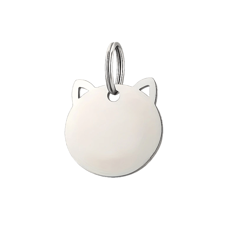 Image of [ Build] Customizable Pet Id Tag For - Alloy, Engraved With Name & Phone Number, Cat , Multiple Colors , Pet Identification | Pet Tags | Engraved Pet Tags