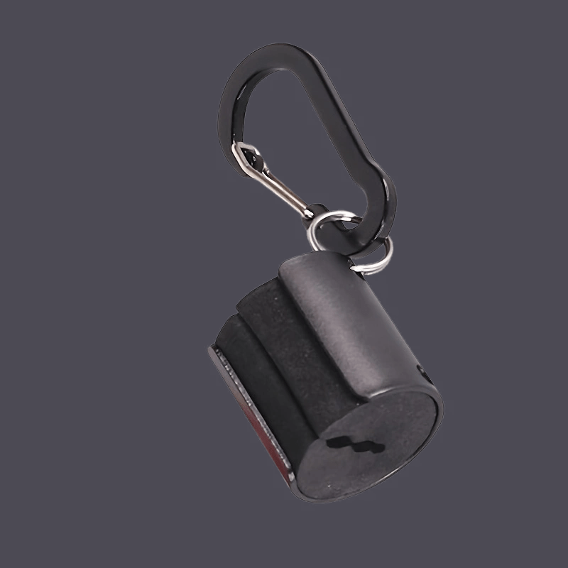Image of Luoya, Fly Fishing Rod Double Hole Hanging Rod Holder Metal Aluminum Alloy Hook Hanging Portable Fishing Rod Clip, Wearable Fishing Rod Clip, Fishing Accessories
