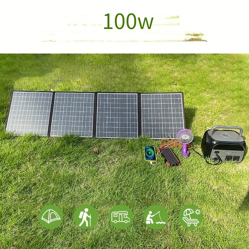 T*k様 ソーラーパネル 100W 折りたたみ式 ソーラーチャージャー 太陽光