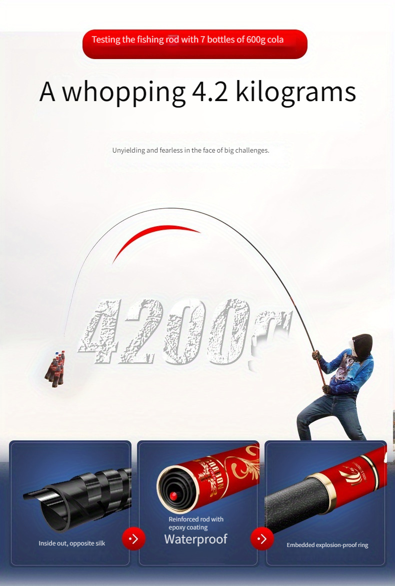 Weihai Chikui Fishing Rod, a Lightweight And Stiff Pole Suitable for Catching Crucian Carp And Big Fish in Black Pits.