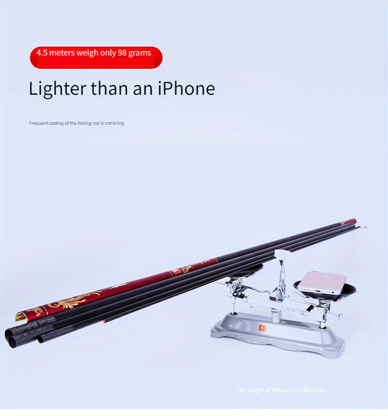 Weihai Chikui Fishing Rod, a Lightweight And Stiff Pole Suitable for Catching Crucian Carp And Big Fish in Black Pits.