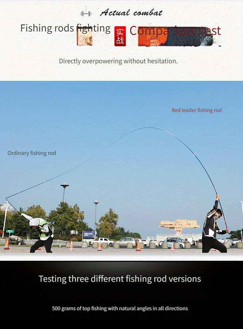 Weihai Chikui Fishing Rod, a Lightweight And Stiff Pole Suitable for Catching Crucian Carp And Big Fish in Black Pits.