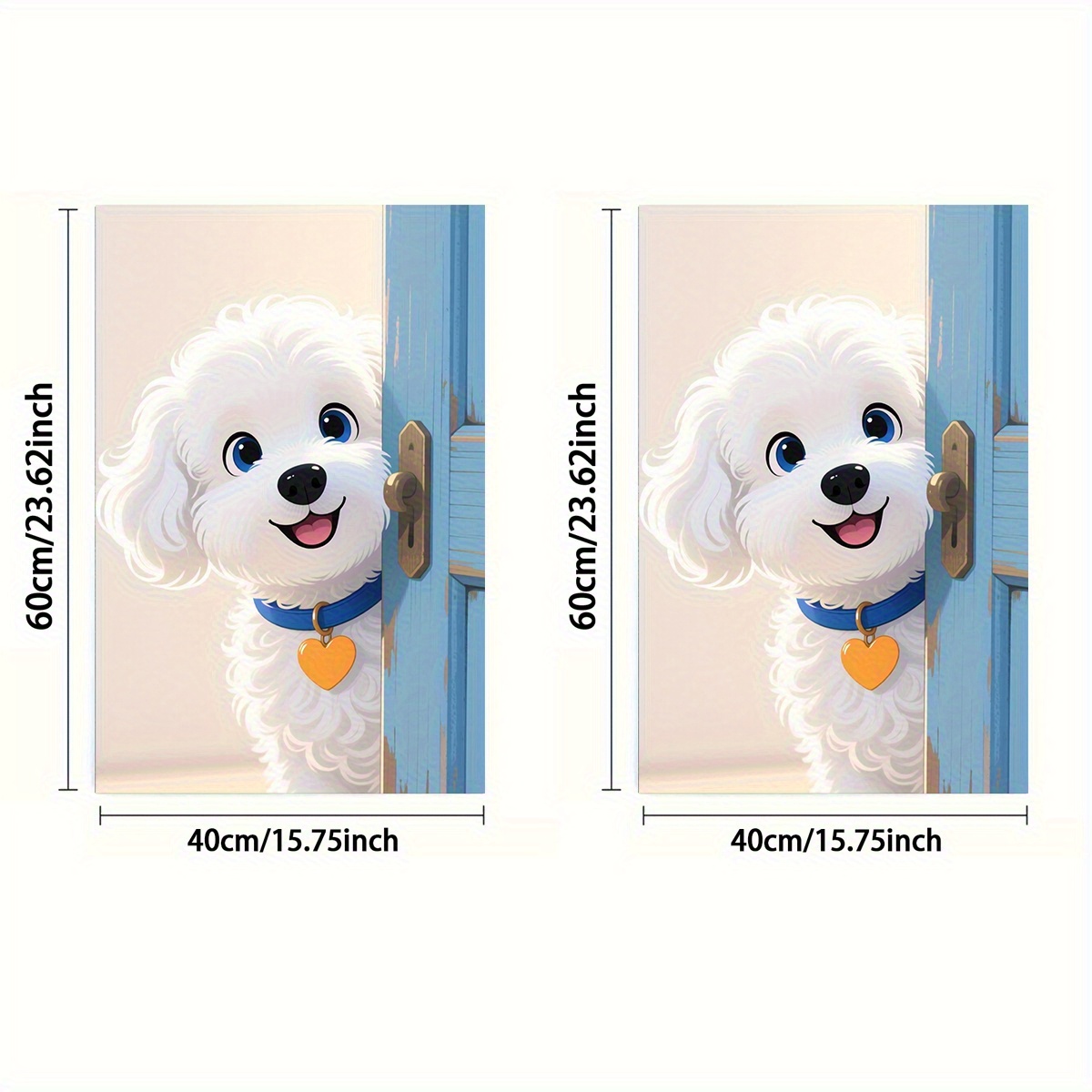 TEMU 1pc Or 2pcs, Towel, Single-sided Print, Rectangular 40 X 60cm, Cartoon Puppy 2d Pattern, Soft Comfortable Durable Odorless, Suitable For Sports