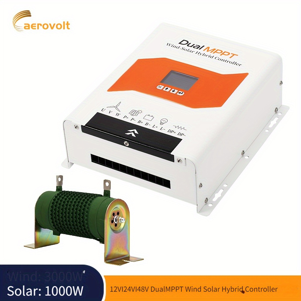 MPPT LADEREGLER WIND Solar Hybrid Booster Charge Controller Dump Load