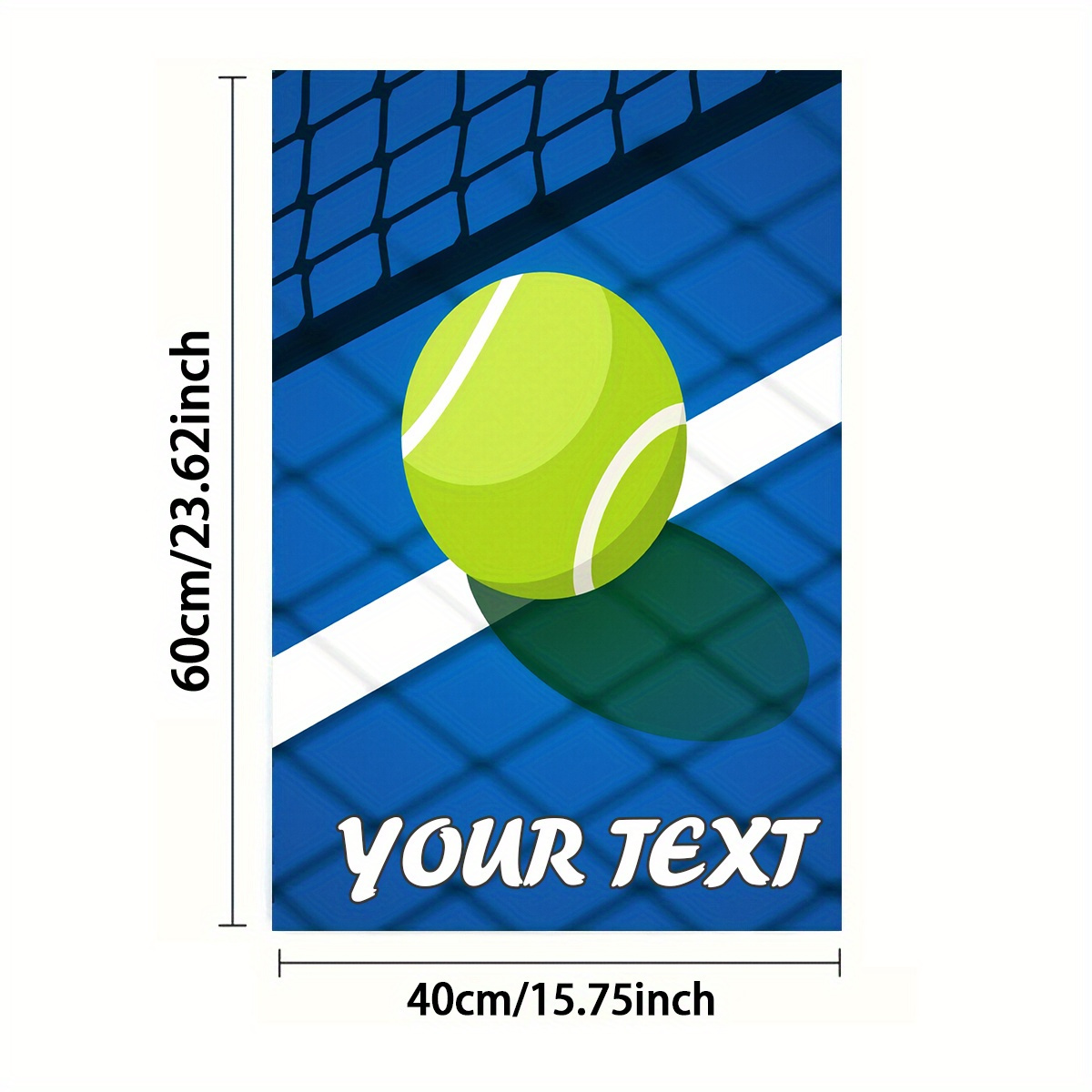 TEMU 1 toalla o 2 toallas, impresión a una cara, rectangular de 40×60 cm, estilo , de tenis 2D, , cómoda, duradera e inodora, ideal para juegos