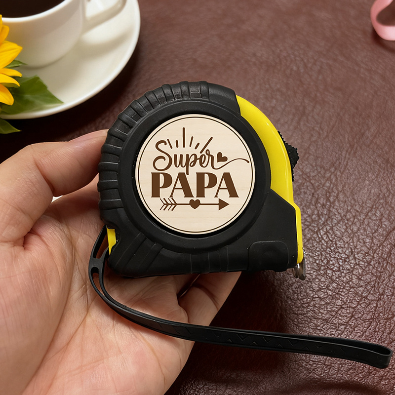 A Measuring Tape For Dad, With A Locking Function. Ideal For Christmas, Father's Day, Or A .