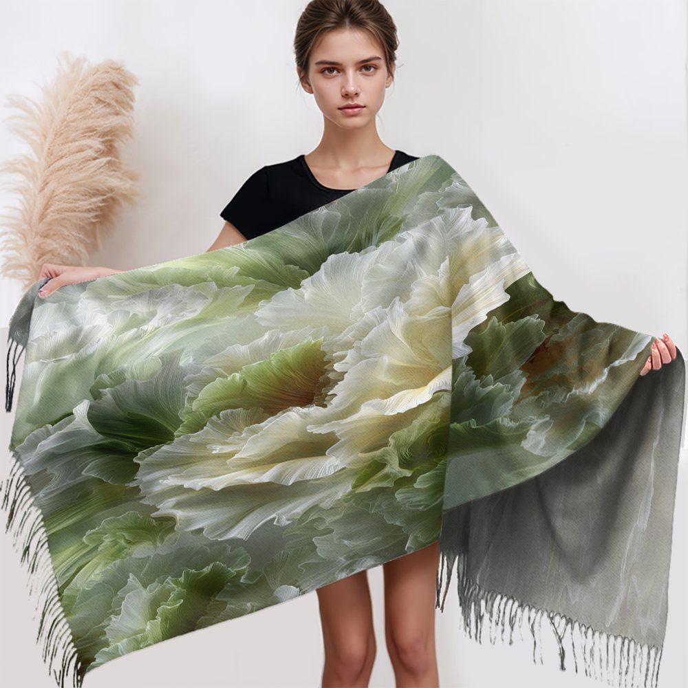 evening wraps and shawls for dresses nz Josephine Reversible Pashmina Shawl in Gold Shimmer Dune main image 1