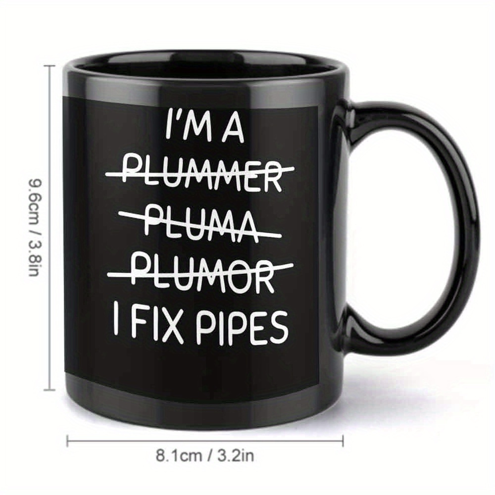 single 11oz ceramic coffee mugs designed to   heat perfect as a gift featuring a   text theme 1