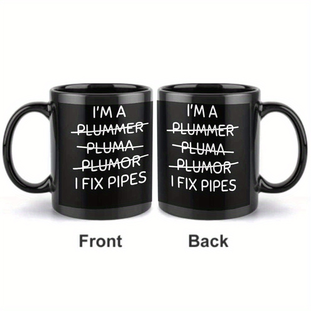 single 11oz ceramic coffee mugs designed to   heat perfect as a gift featuring a   text theme 2