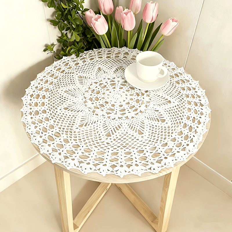 lace tablecloths sold on Temu Australia