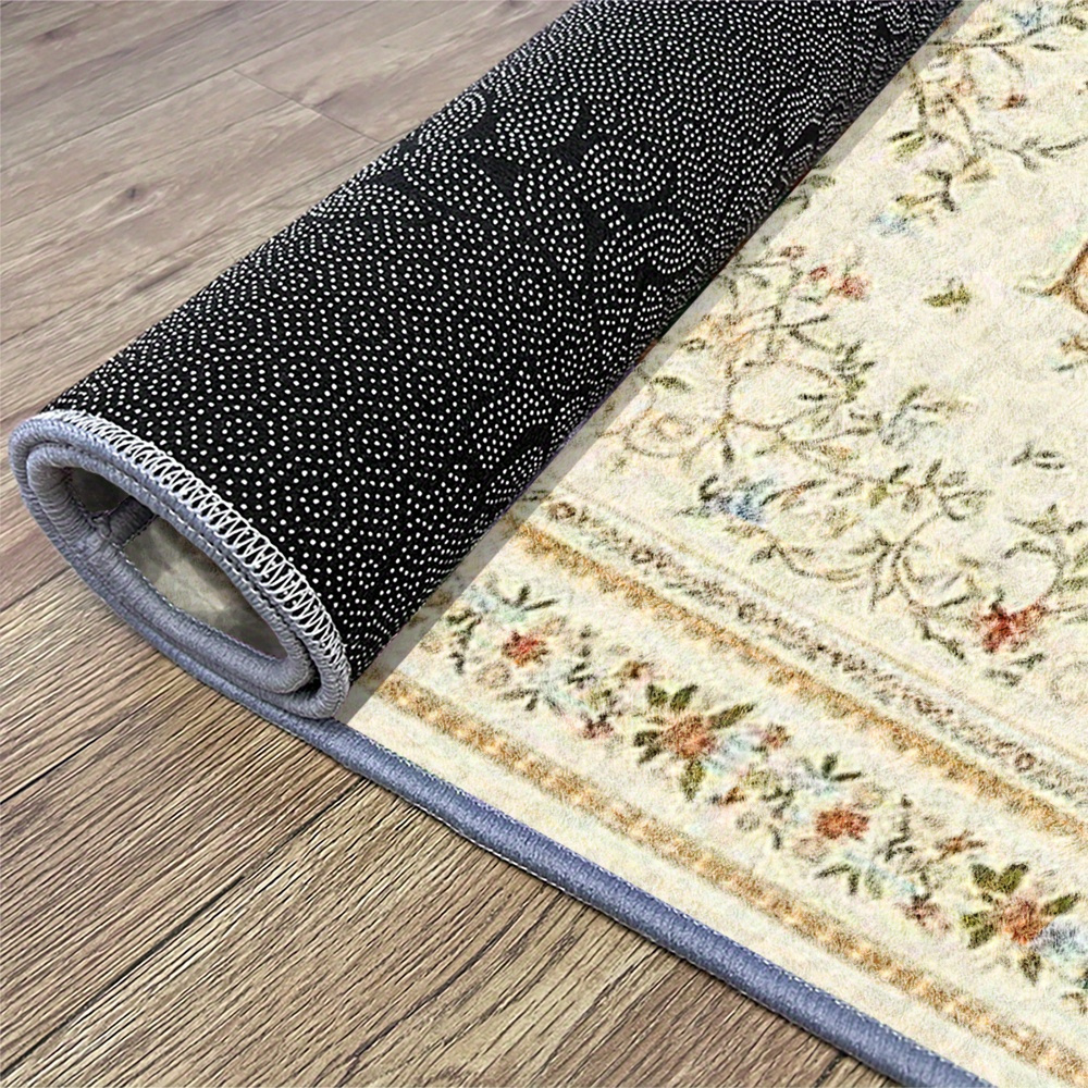 Luxury Velvet and Polypropylene Backed Large Oval Carpet