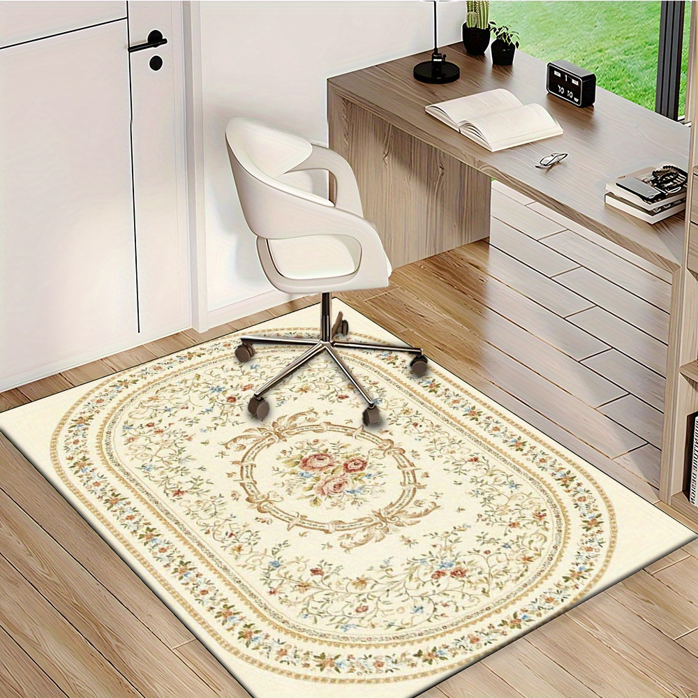 Luxury Velvet and Polypropylene Backed Large Oval Carpet