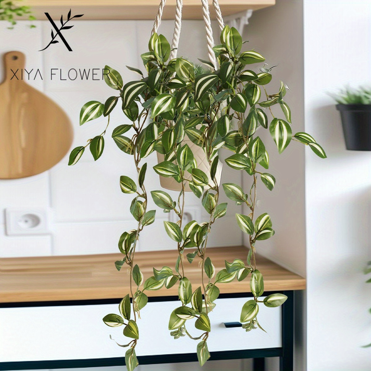 2 stck/satz knstliche weie pothos hngegras - Temu Germany