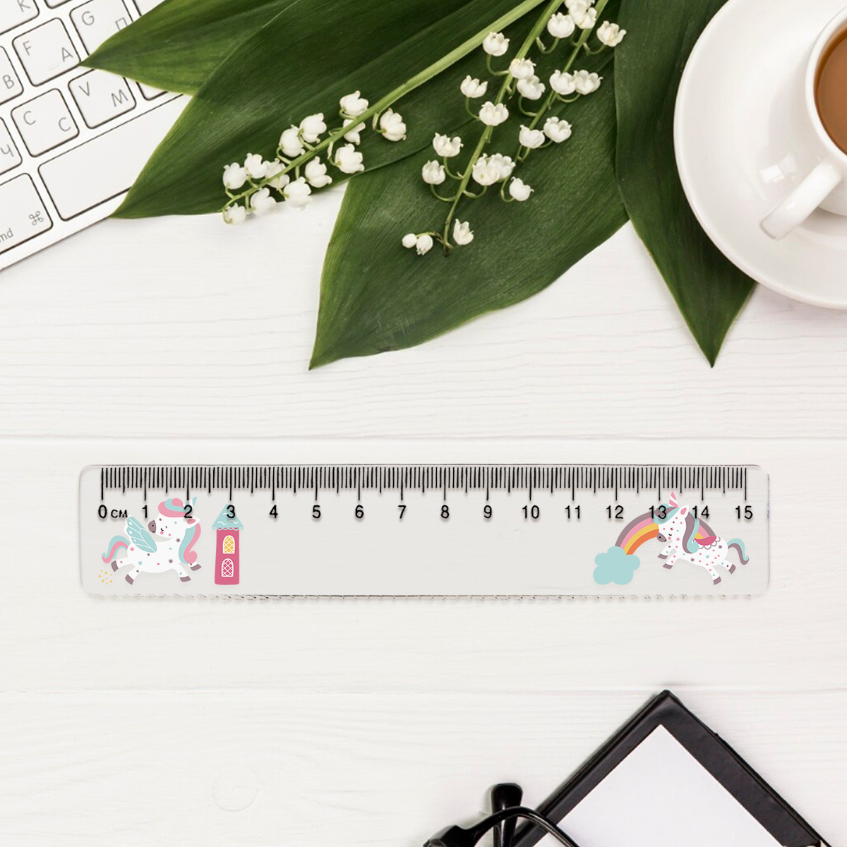 Personalized Plastic Ruler with Custom Name, Birthday Gift