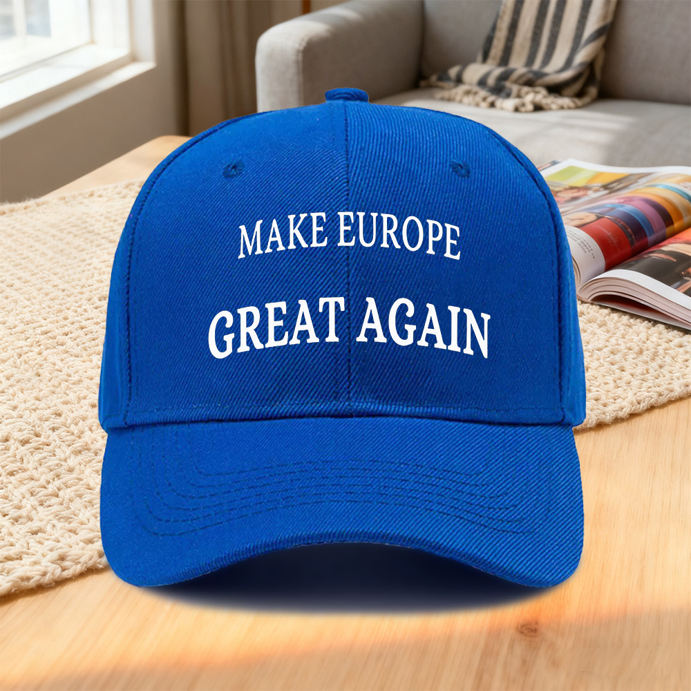 E-shop 1 Stück " AGAIN" Druck Verstellbare Baseballkappe, Leichte Bedruckte Damenmütze, "Europe Great" Herren-Sonnenhut, Ideales Geschenk für Partys