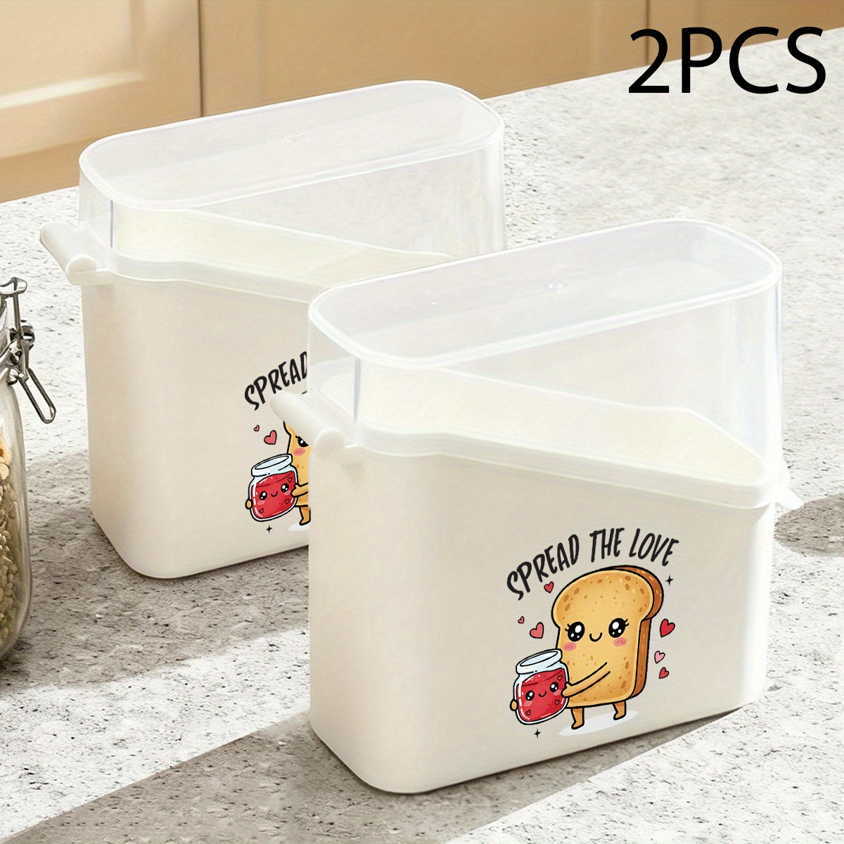 1/2pcs Refrigerator Organizer Keep Your Refrigerator Clean And Organized. Space Design, Ideal For Refrigerator Storage, Suitable For Kitchens And Outdoor Picnics.