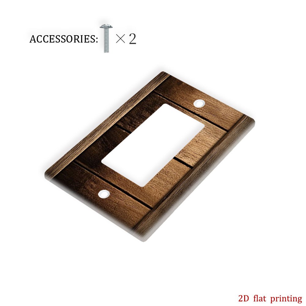 TEMU 1 plaque murale pour interrupteur, motif élégant, panneau imprimé, décoration pour chambre, cuisine et salon, installation facile, durable et