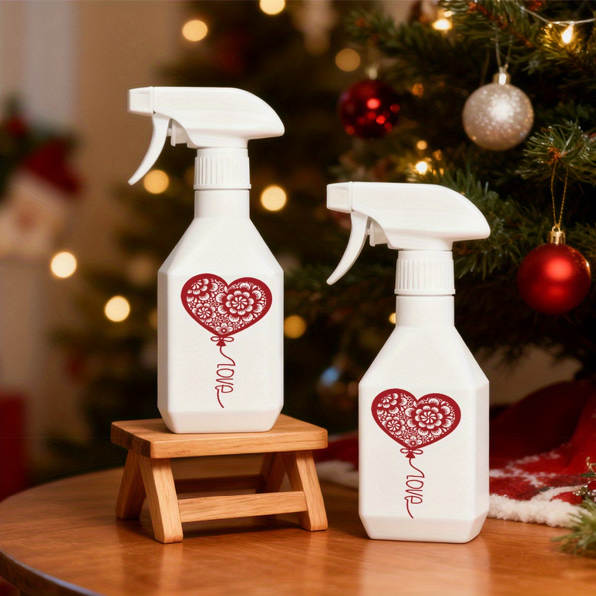 1pc 300ml 10 6oz romantic valentines day theme watering can multi functional sprayer for plant watering and household cleaning   decor and gift for christmas new years valentines day and other holidays Product details 2