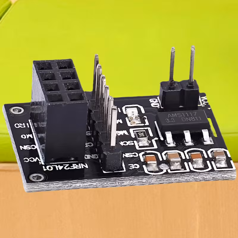 לוח מתאם מודול אלחוטי 3.3v, תואם למודול אלחוטי 24l01 לרובוט חכם פרטי מוצר 0