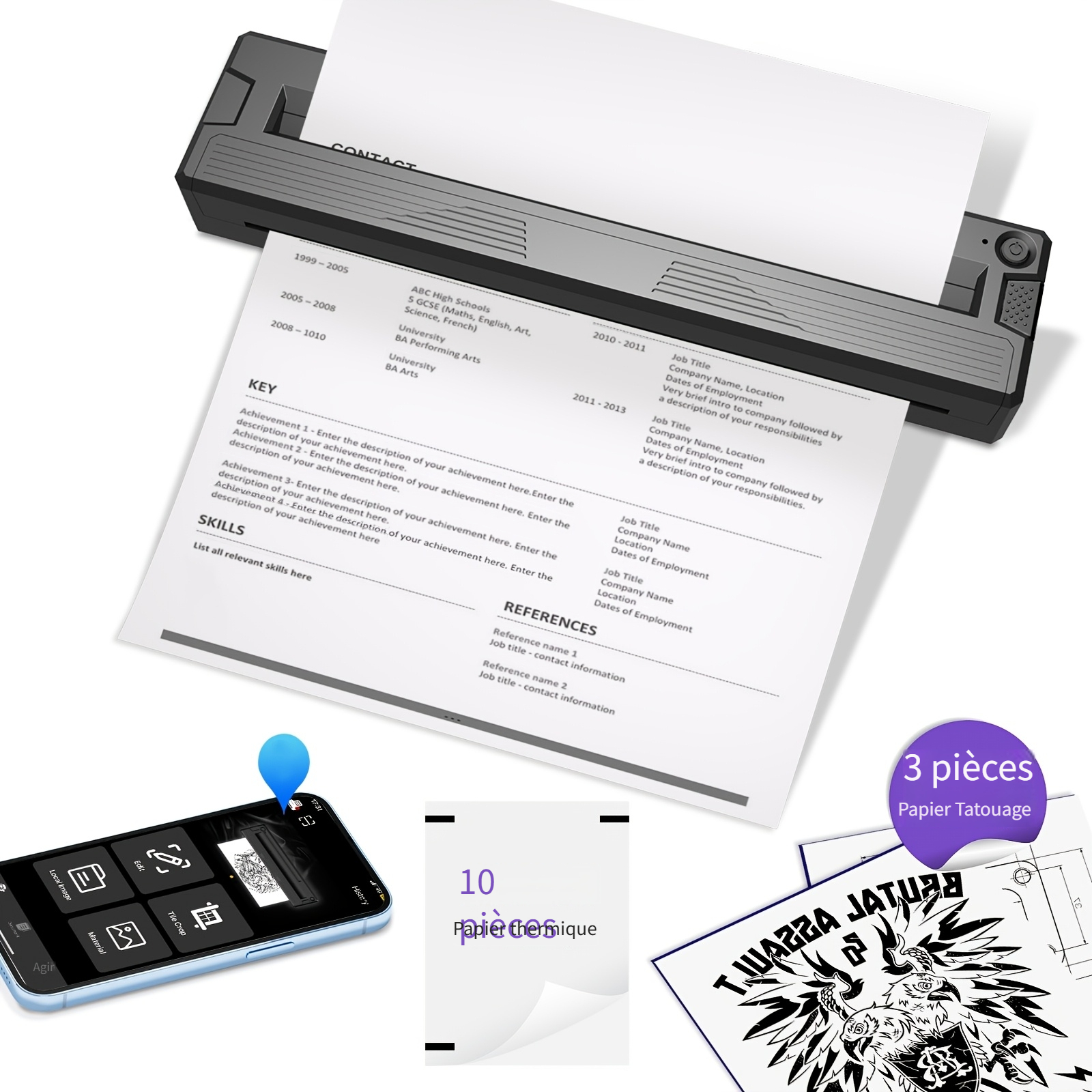 Portable Thermal Printer