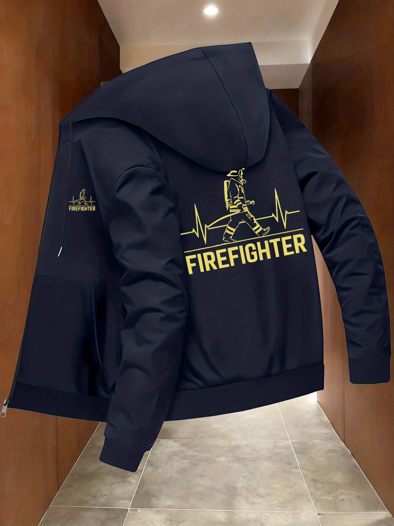 firefighter jacket sold on Temu United States