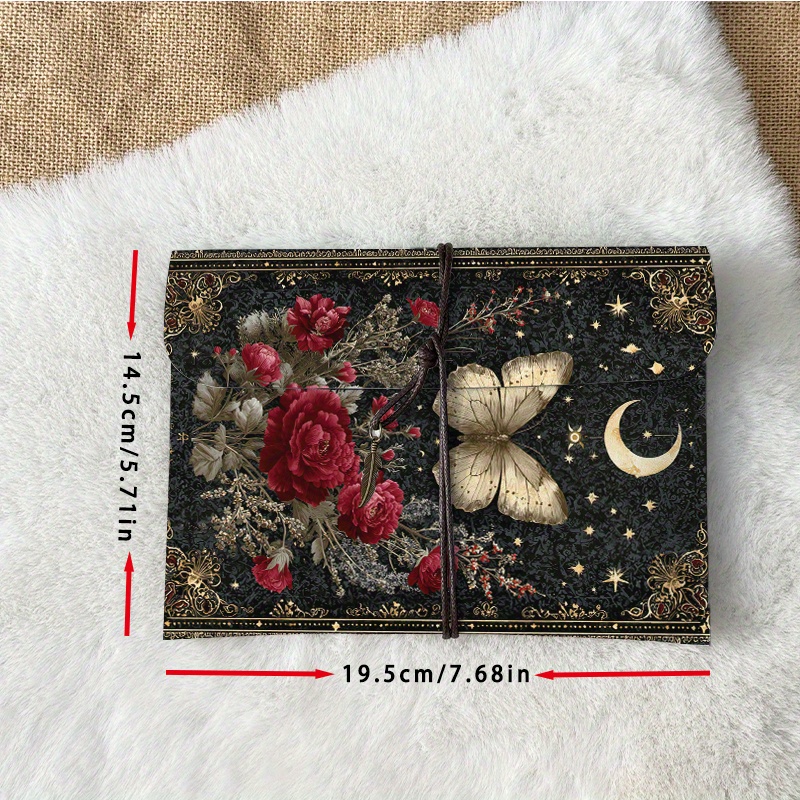 TEMU Protective Sleeve For And For Ipad Featuring Butterflies, Flowers, The Moon, And Stars - A Universal Ebook Readers