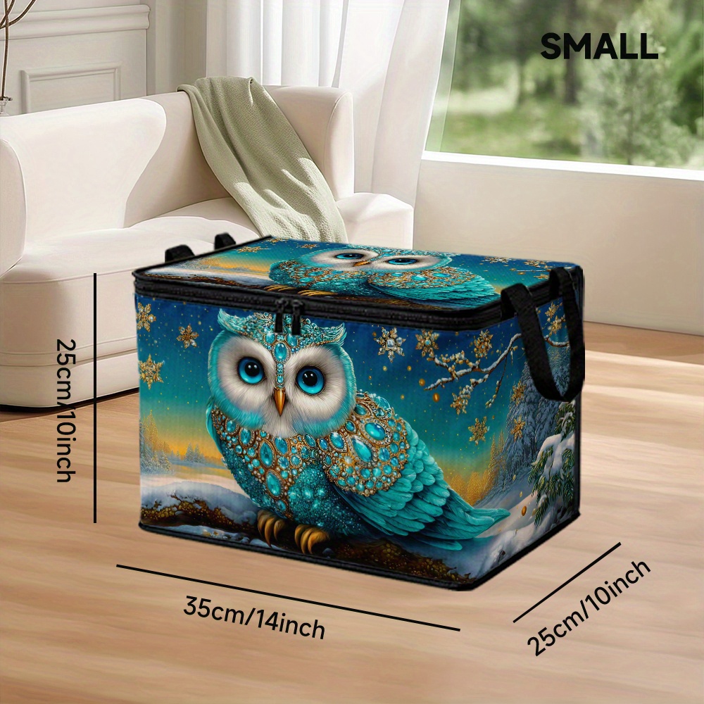 TEMU 1pc Abstract Black Shape Design Storage Basket With Lid, Great For Seasonal Clothes Organizer And Bathroom Organizer, Fits Car Trunk Organizer,
