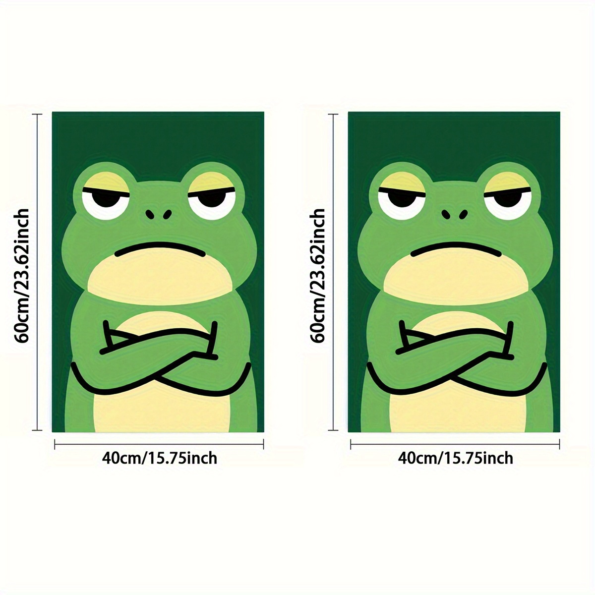 TEMU 1pc Or 2pcs, Towel, Single-sided Print, Rectangular 40×60cm, Cartoon Frog 2d Design, Soft, Comfortable, Durable, Odorless, Suitable For Sports