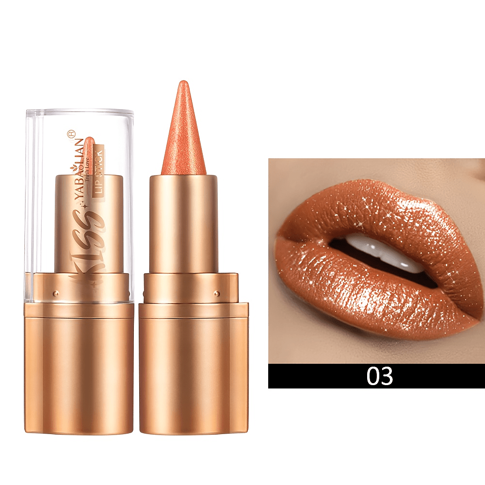 [waterproof Sweatproof Lipstick] 2-in-1 Lip Liner And Lipstick - Waterproof, Sweatproof, Smooth Application For Types, Mother's Day Gift