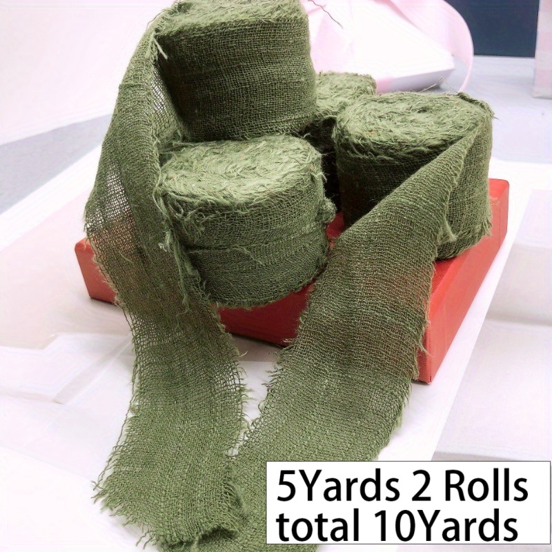 5 yards roll 2 38mm 1 5 inch dark   torn fringe ribbon burlap decorative tape suitable for easter valentines bouquet ties gift wrapping straps ideal for wedding invitations diy hair accessories birthday parties crafts clothing accessories holiday scenes