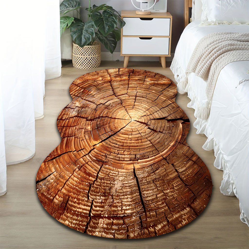 TEMU 1pc Rug, Annual Ring, Comfortable Carpet, Non-slip Machine Washable, Suitable For Indoor/room, Spring, Summer, Autumn, Winter , Halloween,