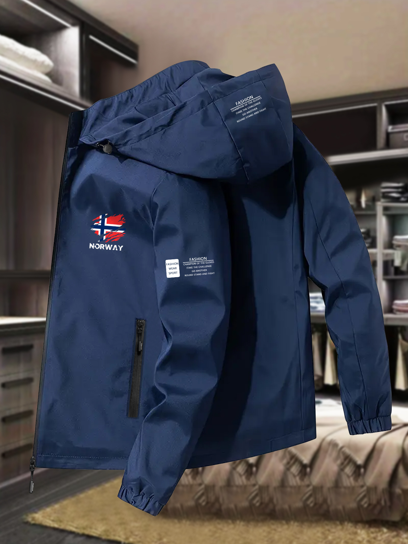 windbreaker jackets sold on Temu United States