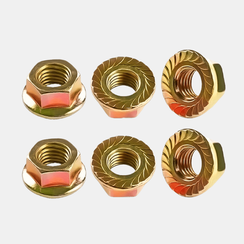 TEMU M6/M8/M10 Écrou de de serrage, couverture complète du fil pour vis et boulons, kit assorti, finition assortie ou polie, écrou antidérapant et