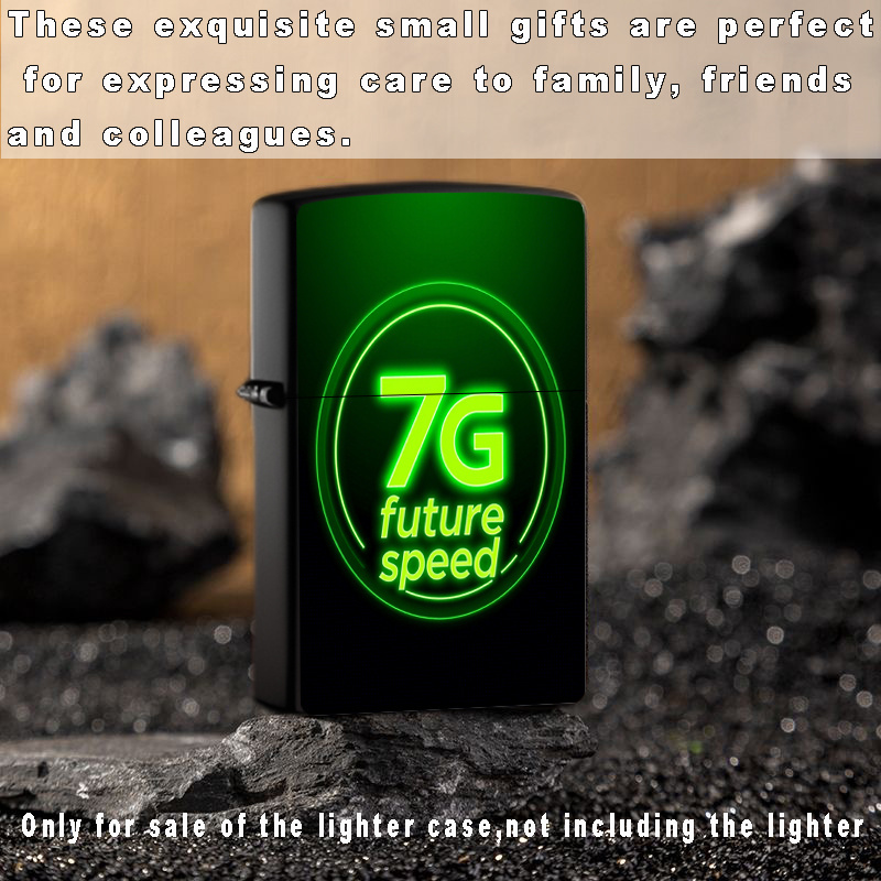 2D HD Printed 7G Future   Lighter Shell Protective Case - Sleek Black with  -in-the- , Durable Scratch-Resistant Cover for Tech Enthusiasts, Unique Gift for   (No Refill Included), Tech Accessory, Modern Accessory,   Print,   Chloride Refill, Logo For Lighter, Rechargeable Plasma Lighter Via Usb, Rechargeable Electronic Lighter, Rechargeable   Via Usb