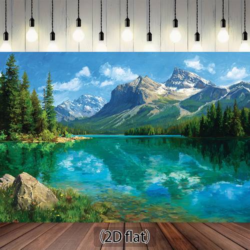 2d flat 1pc large self wallpaper backdrop suitable for photo shoots with trees and stick texture no electricity needed for decor background christmas new year for 2d flat