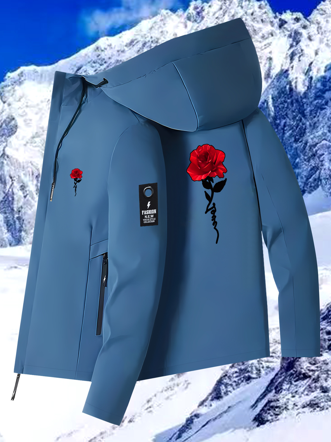 rose jacket sold on Temu United States