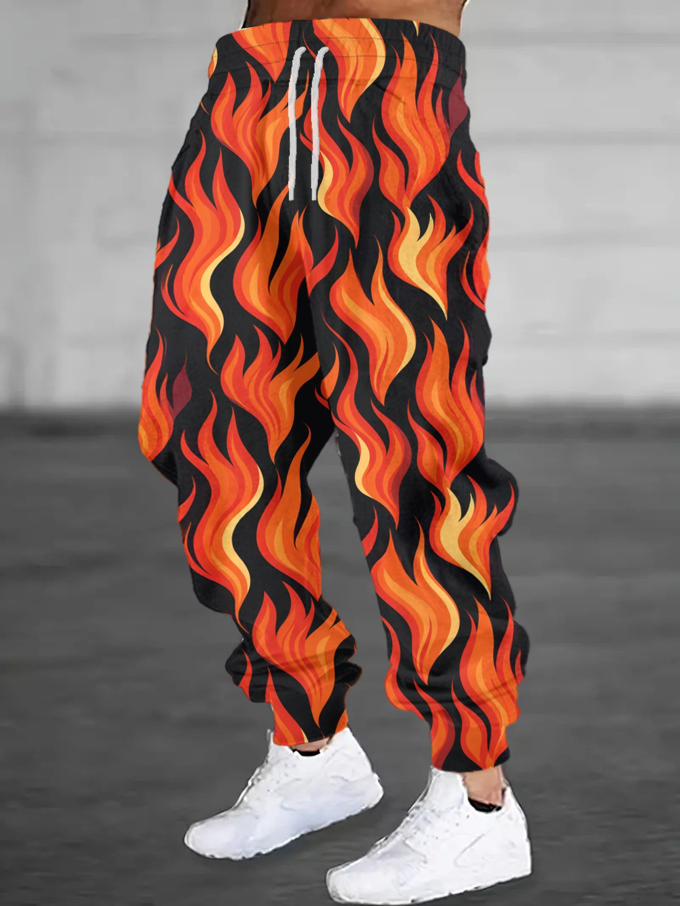 L CHALLENGER FIRE PANTS ORANGE BLACK Motocross Riding Pant