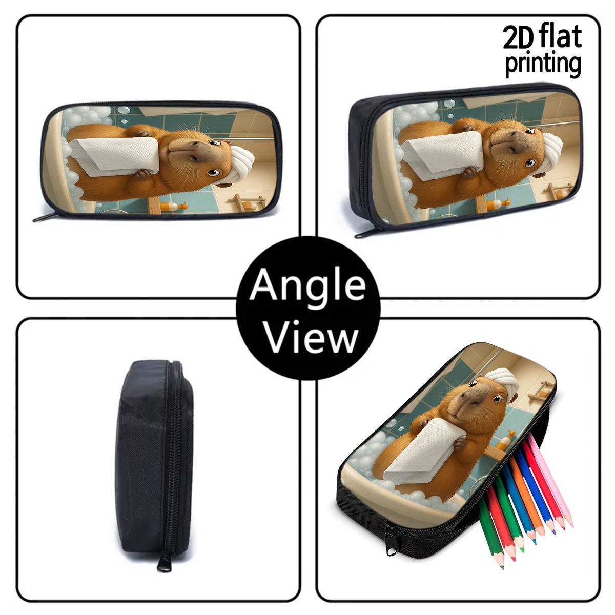 3pcs Backpack, Crossbody Bag & Pencil Case Bundle - Lightweight Outdoor School & Travel Set with Adjustable Straps, Compatible for //Students - Polyester Bookmarks the (Ideal /Holiday Gift), for Teenager