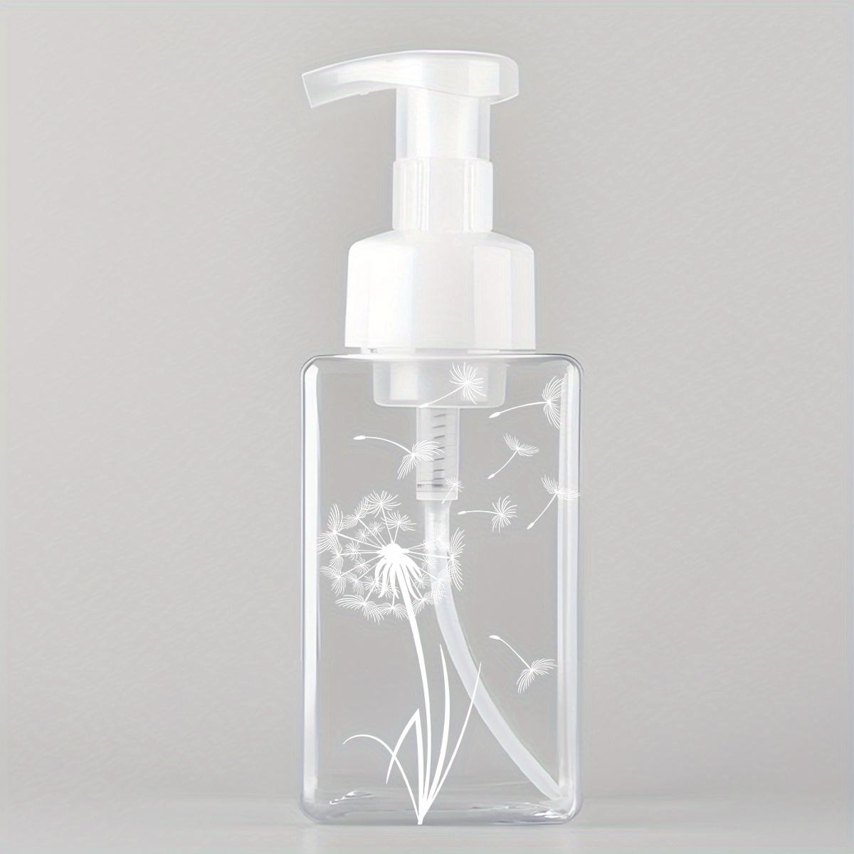 1 450ml (15 Oz) Reusable Cosmetic Pump Bottle For Hand Soap, Shampoo, And Body Wash: A Refillable Foam Plastic Pump Container Ideal For Bathroom Countertops And Kitchen Sinks
